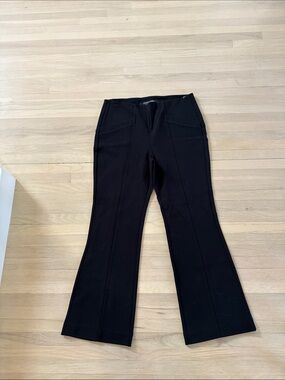 Liverpool Black Cropped Flare Pants